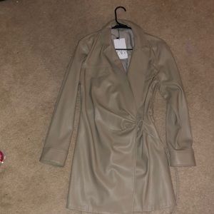 NWT zara leather jacket